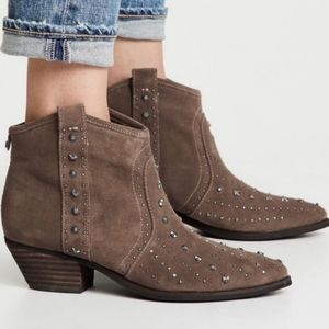Sam Edelman Brian Leather Western Booties